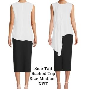 PATRICIA LUCA SIDE TAIL RUCHED TOP